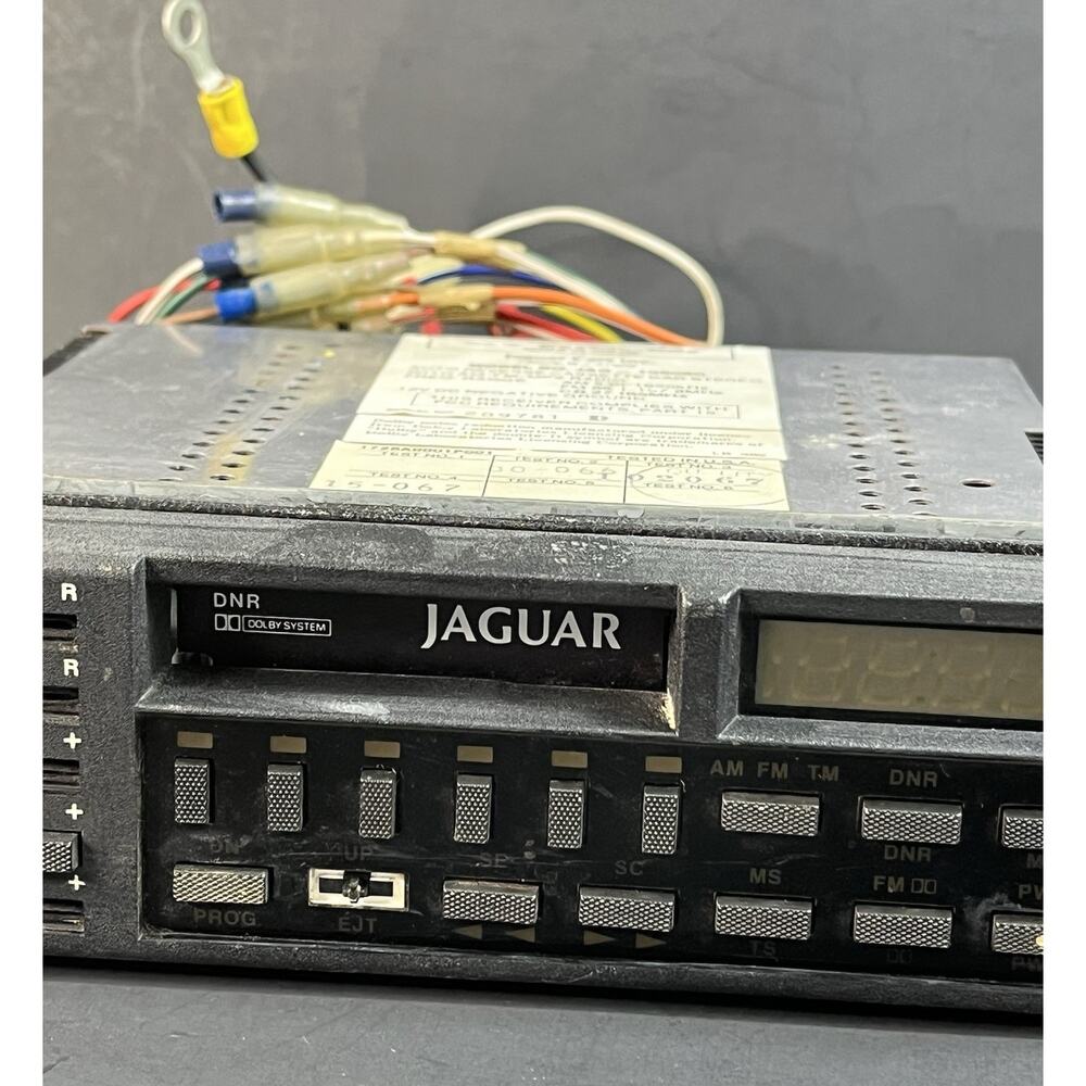 Vintage Jaguar Radio JRT106010 Cassette Player Car SELL AS IS.